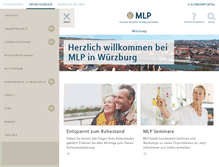 Tablet Screenshot of mlp-wuerzburg.de